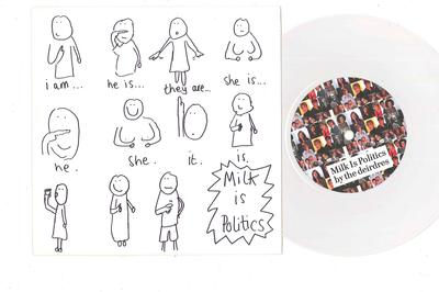 7-Zoll Schallplatte DEIRDRES - Milk Is Politics CHY020 CHERRYADE 2008 UK Rock Gebraucht