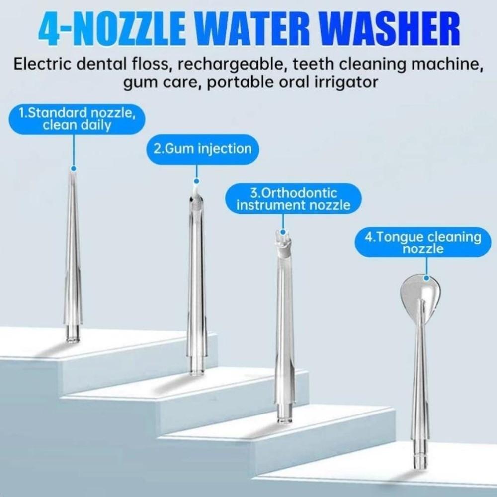 Pulse Technology Water Flosser USB Rechargeable Teeth Cleaner Oral Irrigator Oral Hygiene