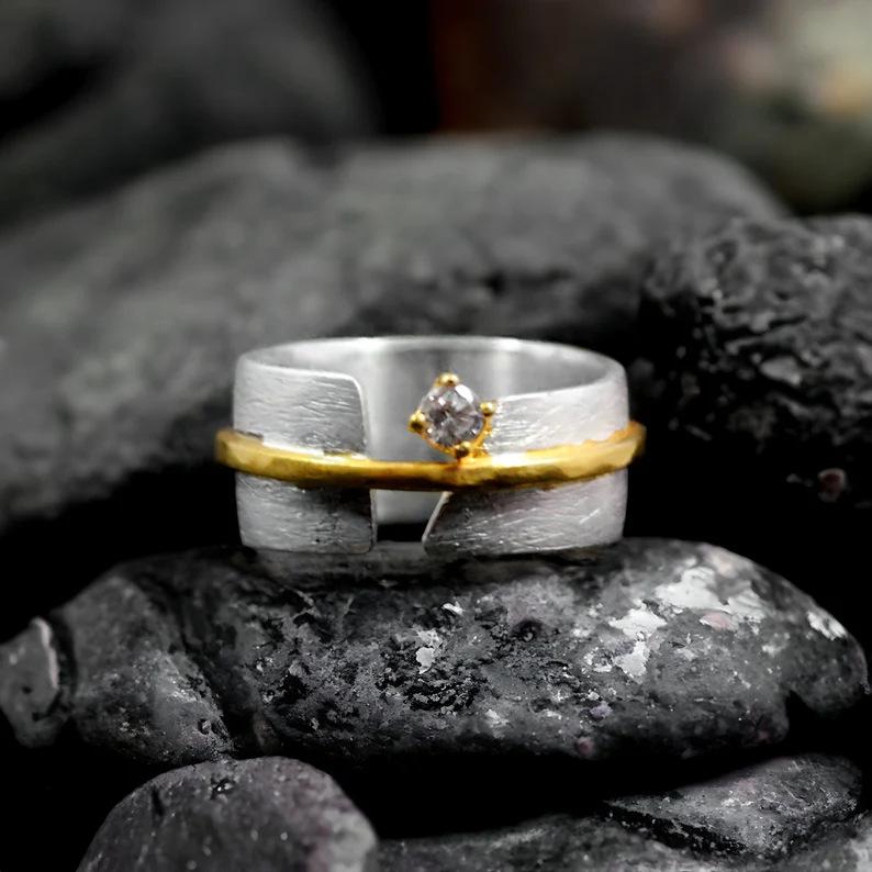 Nádherné Luxusní Prsteny pro Ženy Svatba Zásnubní Doplňky Unikátní Dámský Prsten Módní Šperky Dárky