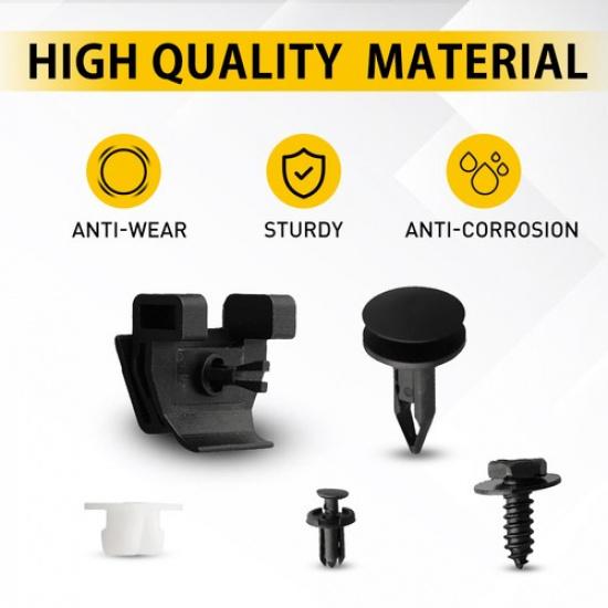 17x CLIPS TO FIX FRONT BUMPER FOR TOYOTA For COROLLA 2009- GUARANTEE TO FIX