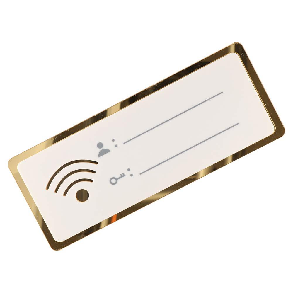 Acrylic WIFI Password Board Handwriting WIFI Signage WIFI Signs Plaques  Hotel