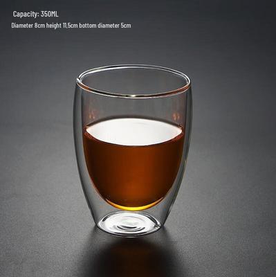Shangqi Heat-Resistant Double-Wall Glass Cup