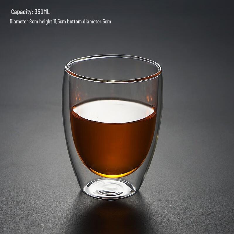 Shangqi Heat-Resistant Double-Wall Glass Cup