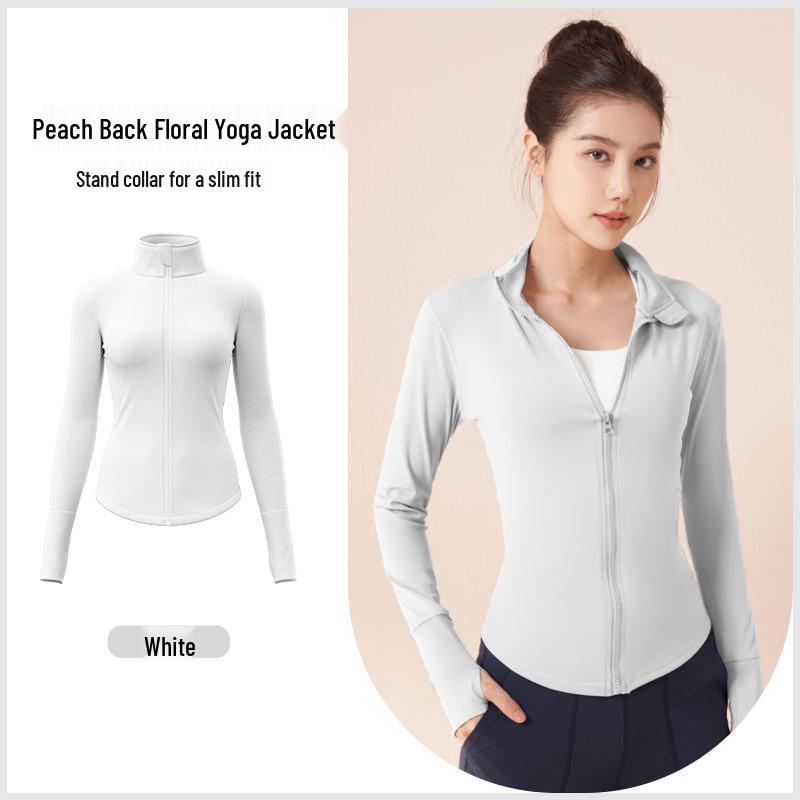 

Женская спортивная куртка Juyi Hall с высокой эластичностью для фитнеса, велоспорта, бега и йоги XXL