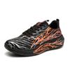 Contrasting color carbon plate shock absorption men's and women's shoes breathable, light and comfortable thick-soled youth casual sports shoes