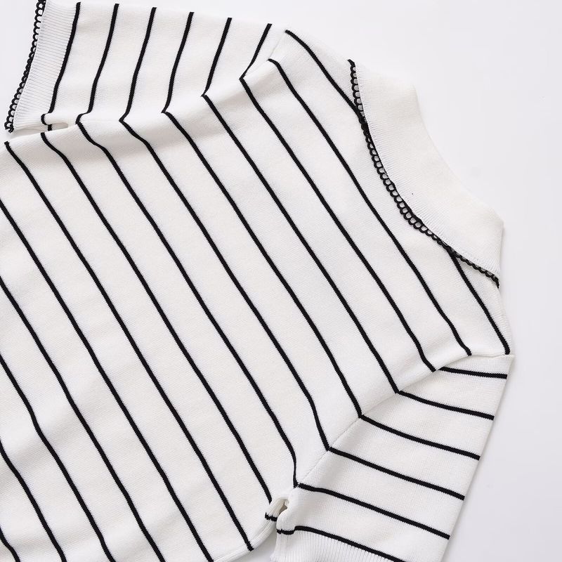 Kaslead New Arrival Women's Clothing Fashion Style Fashion All-Match Lapel Casual Knitting Tops 2142040