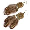 Ethnic Feather Dangle Earrings Bohemian Dangle Women's Earrings Long Tassel Earrings  Daily Wear