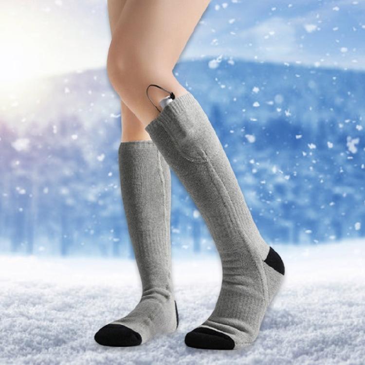 Heated Sock for Men & Women, Rechargeable Battery Thermal Sock in Cold Weather Washable Winter Warm Sock for Skiing