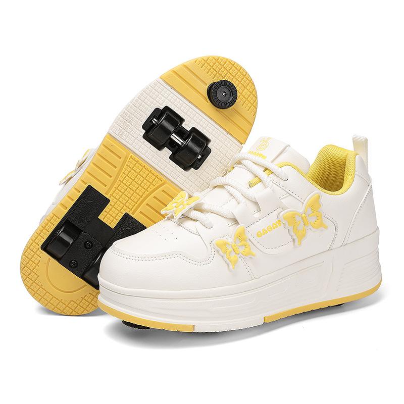 Girls Runaway Shoes Fashion Versatile Four-Wheel