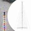 LED Christmas Tree 789 Multicolor LEDs 476 cm