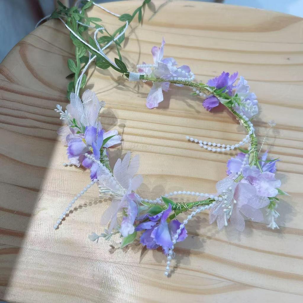 Mori Girl Floral Tassel Headband - 2025 Fashion Hair Accessory