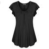 Casual Womens Summer Dress With Pleated Skirt And Ruffle Sleeves For Spring Fashion