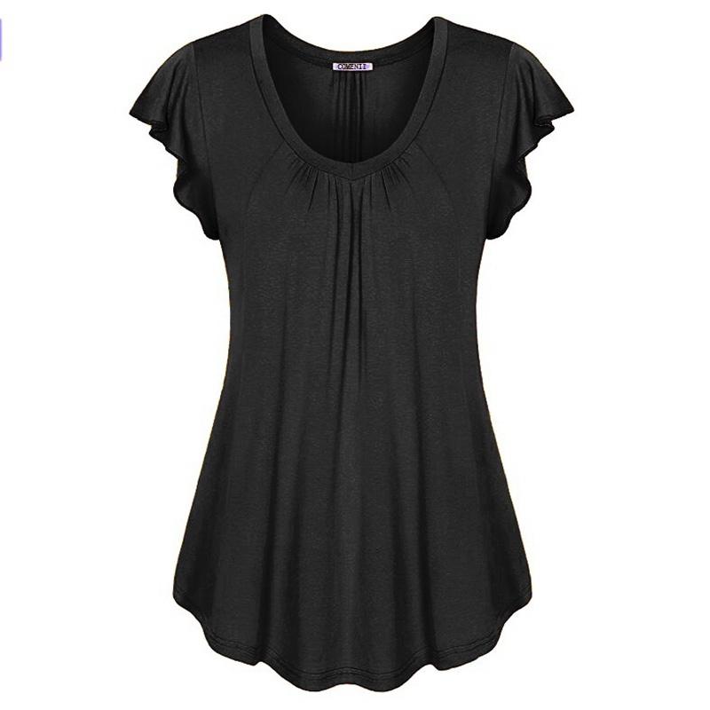 Casual Womens Summer Dress With Pleated Skirt And Ruffle Sleeves For Spring Fashion