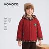 MOMOCO Boys' Fleece-Lined Hooded Casual Jacket