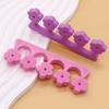 Plum Blossom Split Toe and Finger Separator - Cute, Disposable EVA Sponge with 4 Holes.