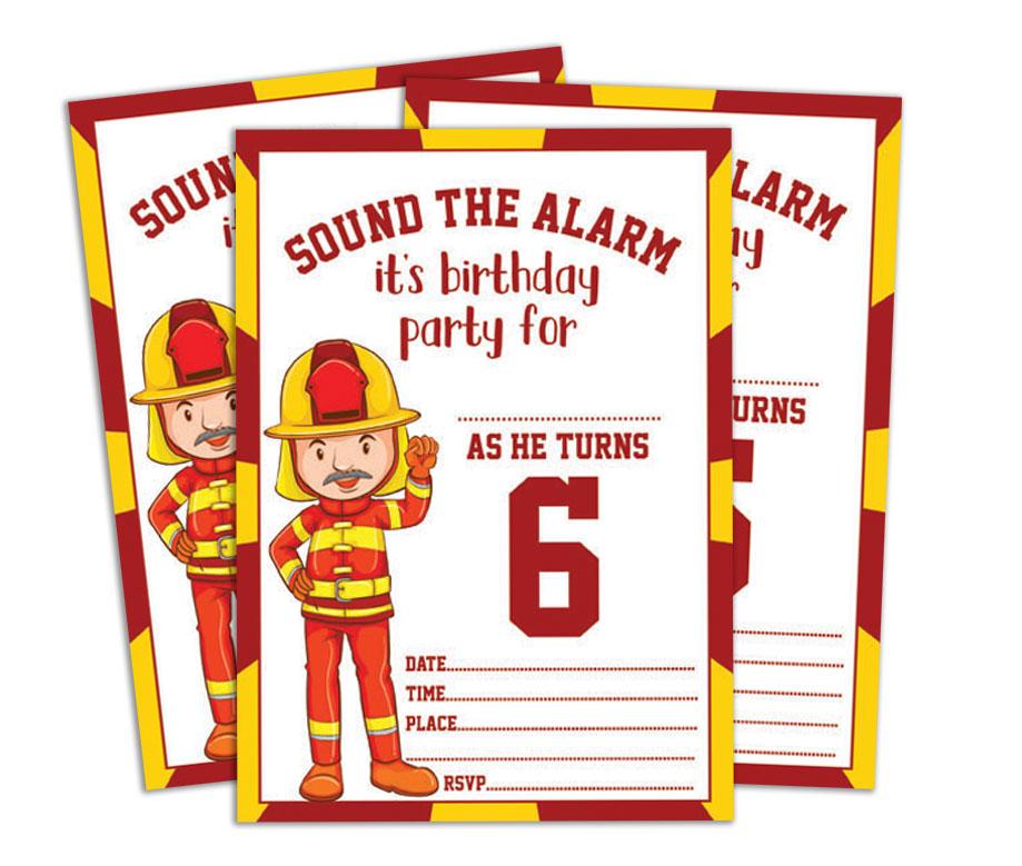Darling Souvenir White Birthday Invitation Card 28 Pcs Fill or Write In Blank Invites Printable Party Supplies 5 x 7 Inches