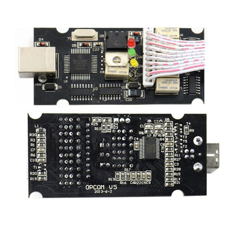 Precise OPCOM V1.99 Car Code Readers Scanner FTDI PIC18F458 Chip Can Bus For Opel Car Diagnostic Tool
