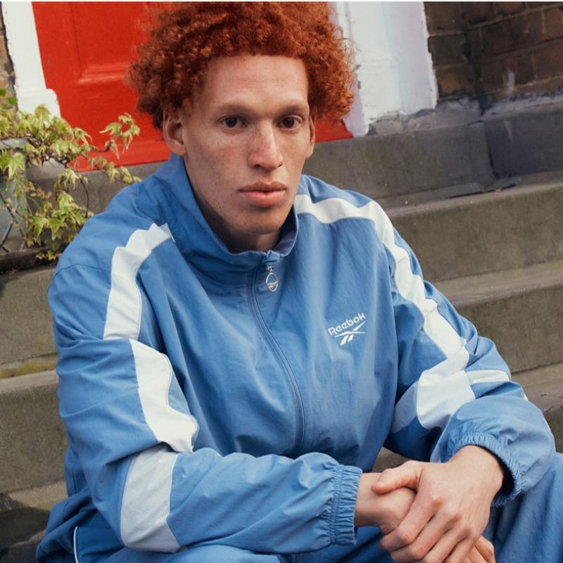 Reebok Legend Warm Up Windbreaker   Blue Reju5ej13b4