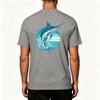 Men's Outdoor Fishing T Shirt Short Sleeve UPF 50 Plus Sun Protection Cooling Stretch Fabric Sports Top