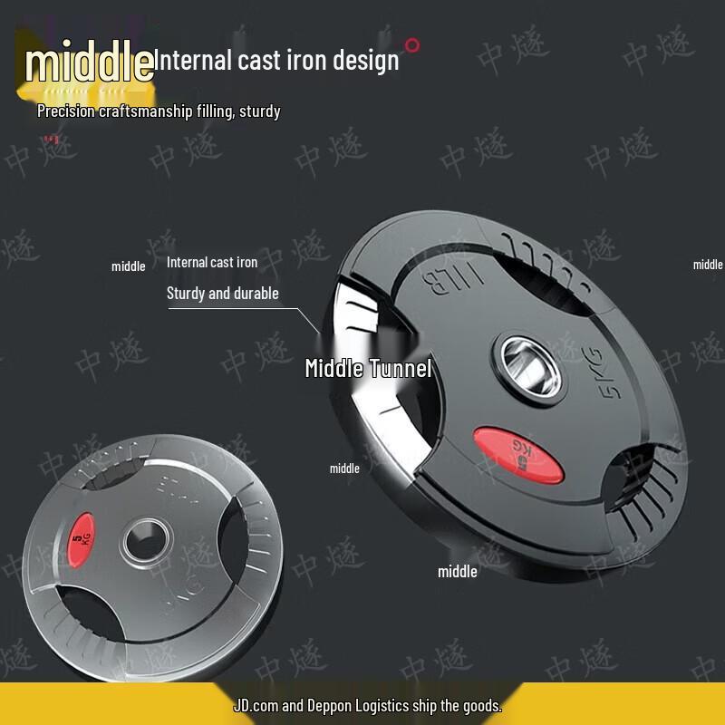 ZhongSui Coated Olympic Barbell Plate