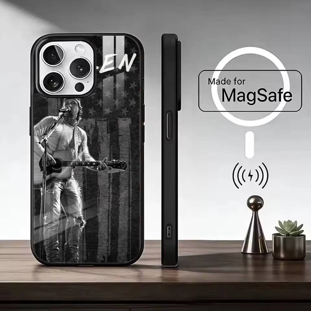 Morgan W-Wallen Sänger Handyhülle Für iPhone17,16,15,14,13,12,11 Plus,Pro Magnetisch mit Magsafe Kabelloses Laden