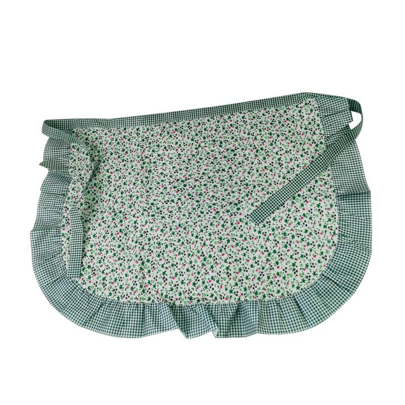 Unisex Apron Half Waist Floral Shaped Home Cooking Apron Kitchen Accessories