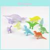 Vibrant 16pcs Jurassic World Dinosaurs Glow In The Dark Luminous Miniature Toy Set