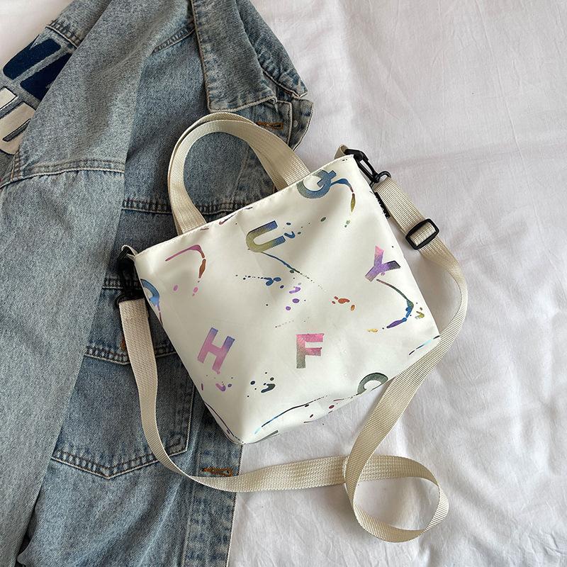 

Проста та стильна сумка-месенджер 2024 літо нова повсякденна ретро сумка для поїздок на роботу повсякденна проста сумка-відро через плече білий