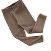 Korean Style Girls' Cotton Leggings with Striped Lace, High Elasticity, Spring/Autumn Trousers for Little Girls