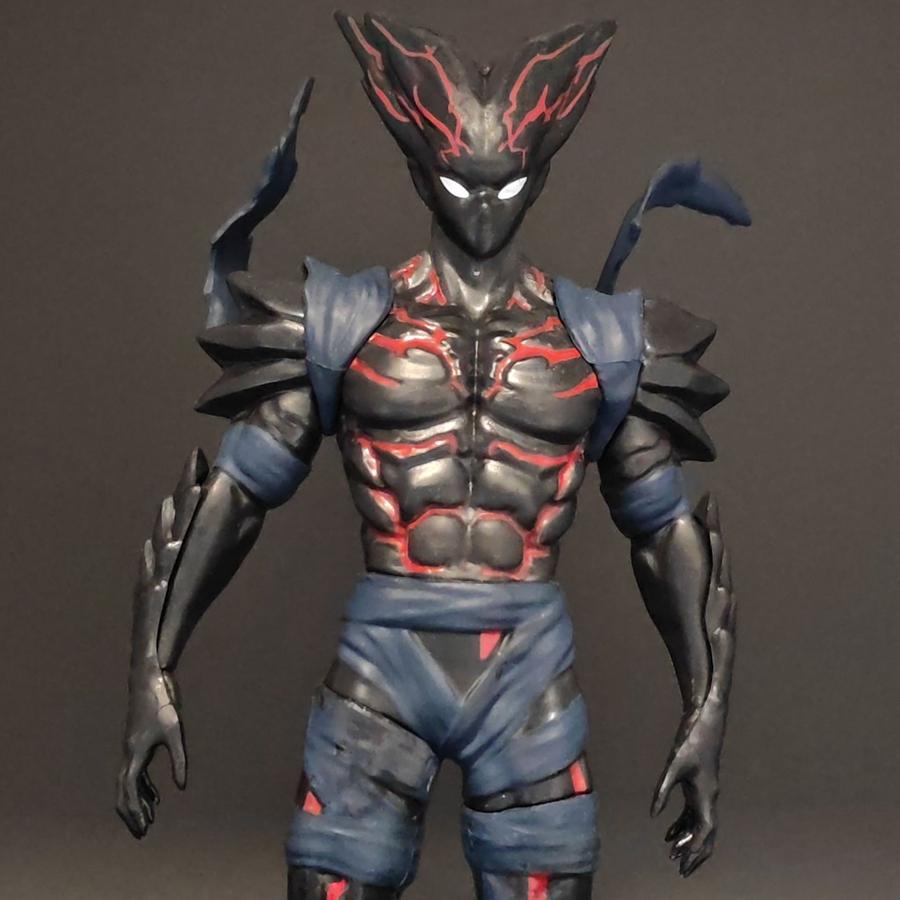 17cm One Punch Man Anime Figure Cloak Saitama Action Figure Villain Garou Figurine Room Decorations PVC Collection Model Toys