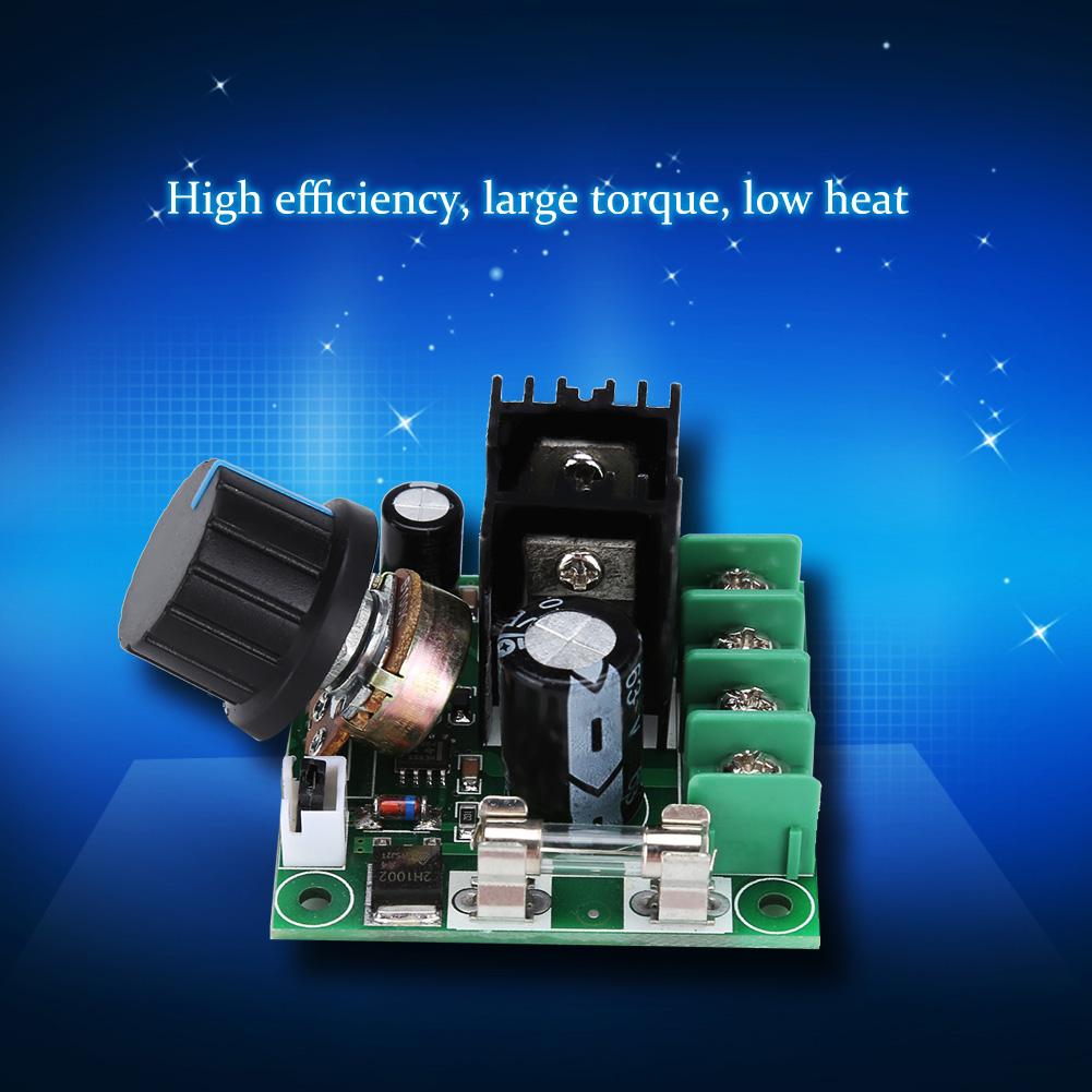 9V50V 10A PWM Regulátor stejnosměrného motoru Vysoký výkon Plynulý regulátor otáček