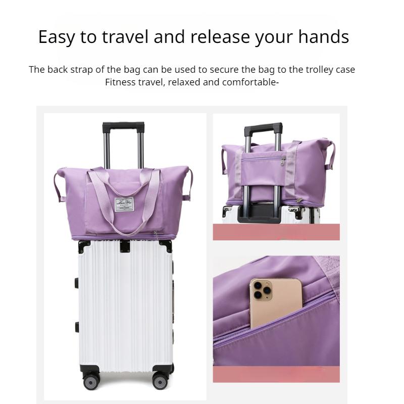 Folding Travel Bag for Men and Women Short Distance Portable Expansion Travel Luggage Bag Waiting for Parturition Storage Bag Fitness Yoga Bag