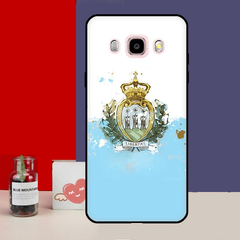 San Marino Flag Case For Samsung Galaxy J4 J6 Plus 2018 J8 A6 A7 A8 A9 J1 A3 A5 2016 J3 J5 J7 2017 Cover