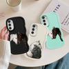 White Black Horse Soft Phone Cover Case for Samsung Galaxy A52 A21s A16 A14 A13 A11 A12 A15 A23 A22 A33 A53 A04 A06 A05 A03