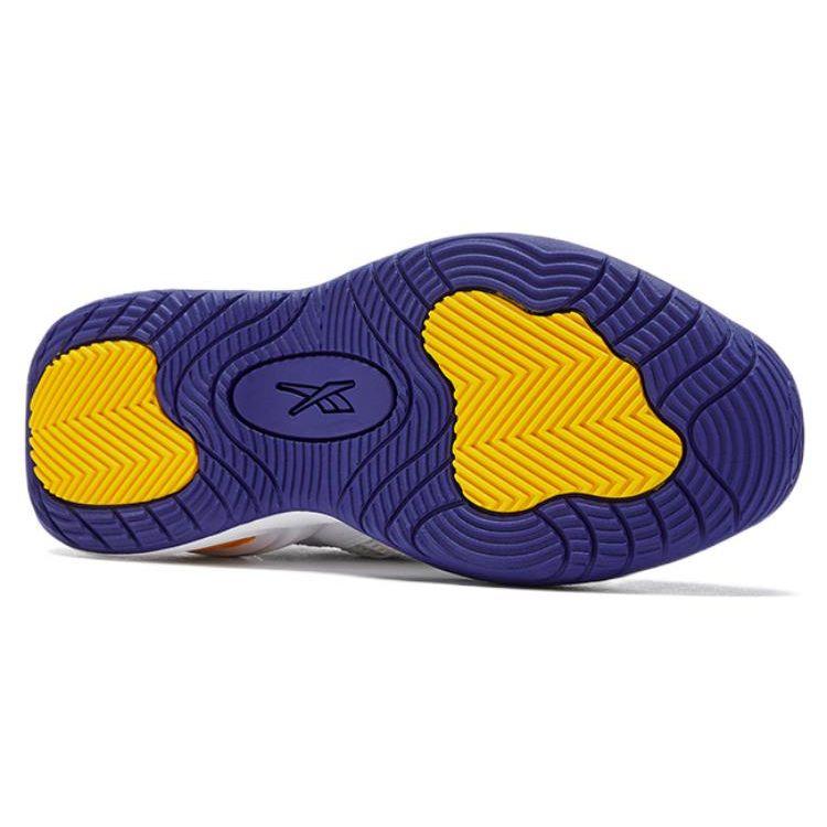 Reebok Solution Mid White Purple Gold Unisex Sneakers GW4377