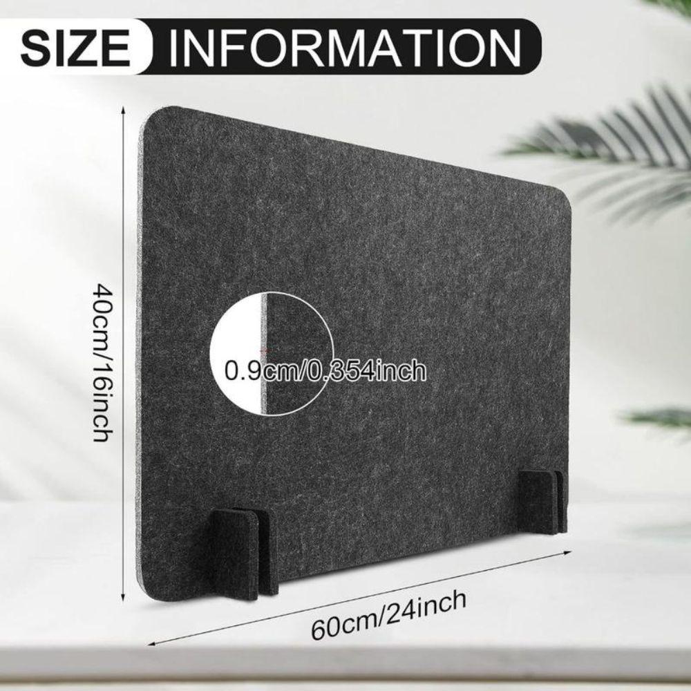 Thickened Student Desk Divider Felt Desk Screen Privacy Panel  for Student Desktops in Classroom