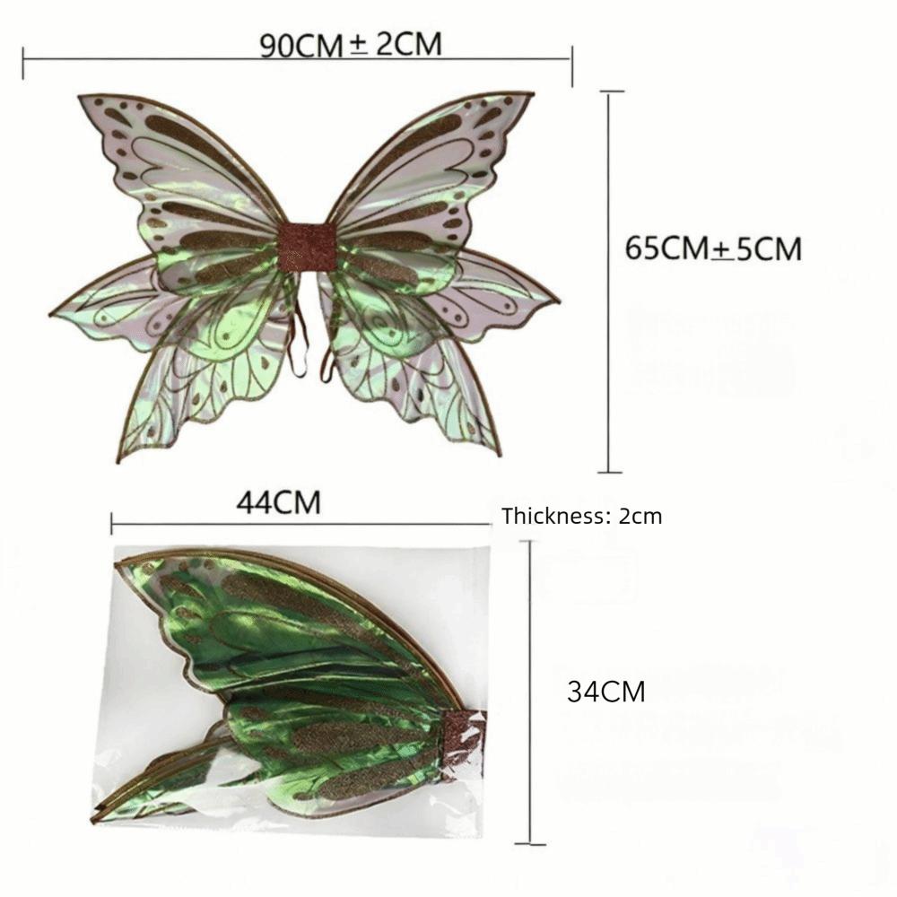 Organza Butterfly Fairy Wings Adult Women Angel Wings 2026 Large Fairy Wings  for Cosplay Dress Up
