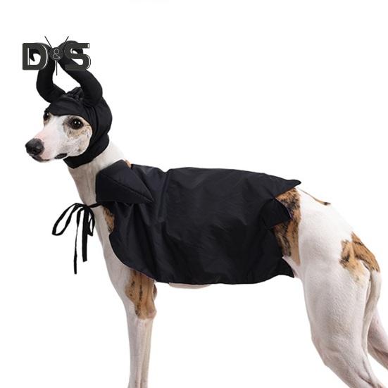 Pet Costume Set Dog Halloween Witch Clothes Cat Cloak Funny Dog Wizard Outfit Mantle Apparel Cosplay Dress for Halloween Party Christmas