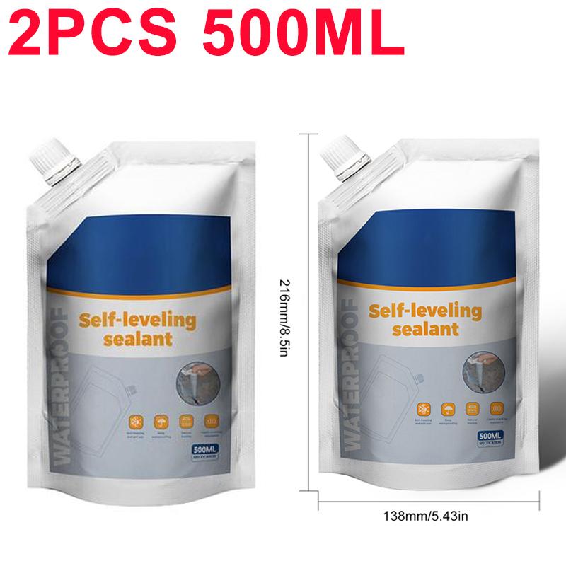Betonversiegelung 500ml Zement Beton Wasserdichte Versiegelung Hochleistungs-Dichtkleber Rissreparatur Wandfugen Dichtungsmasse Klebstoff
