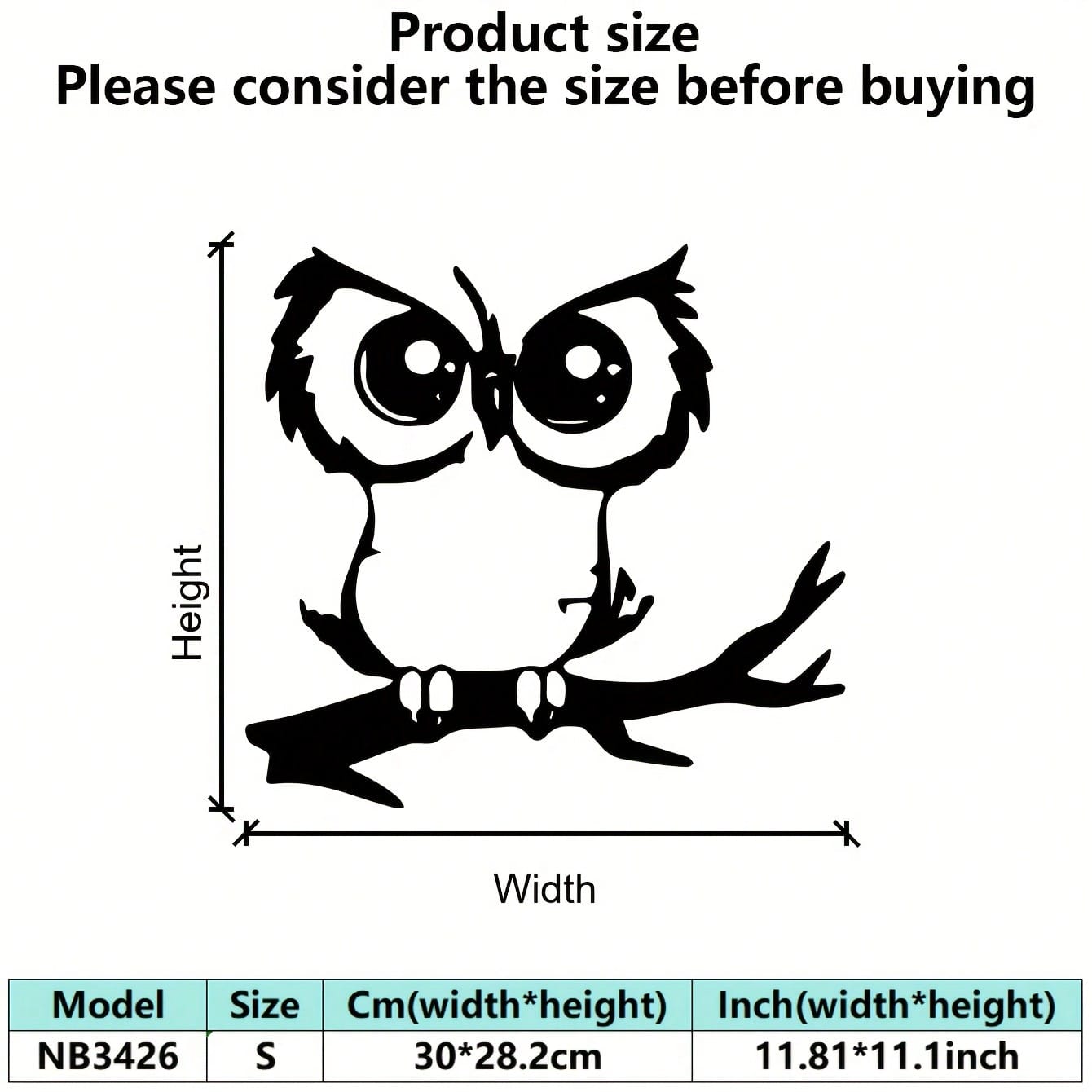 Industrial Owl Wall Art Rust Resistant Metal Decor Modern Home Garden Statement Piece