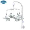 Rotating Plush Crib Mobile: Anti-Strabismus Rattle for Newborn Sleep