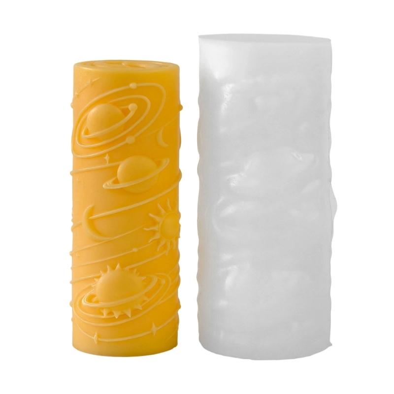 Reusable Star Pattern Candle Making Mould Silicone Materials Artistic Designs Crafting Accessories