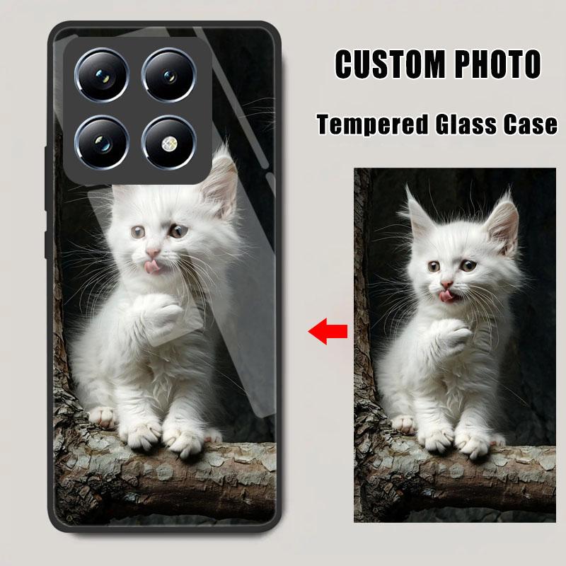 Vlastní Personalizované DIY Pouzdro Na Telefon Pro Xiaomi 15 15S 14T 14 12T 11T 13T 12 13 11 12X 12S Pro Lite Ultra Pouzdro Pouzdro Z Tvrzeného Skla