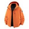 Men Women 3-in-1 Outdoor Waterproof Windproof Jacket With Detachable Down Inner Layer Hiking Camping Winter