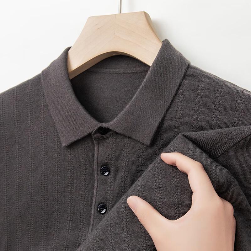 Yiliteng Herren Strickpullover mit Polokragen