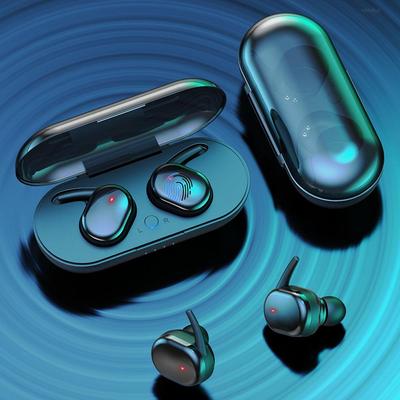 Y30 TWS Fingerprint Touch Bluetooth 5.0 Earphones Wireless 4D Stereo Headphones Active Noise Cancelling Gaming Headset AVE