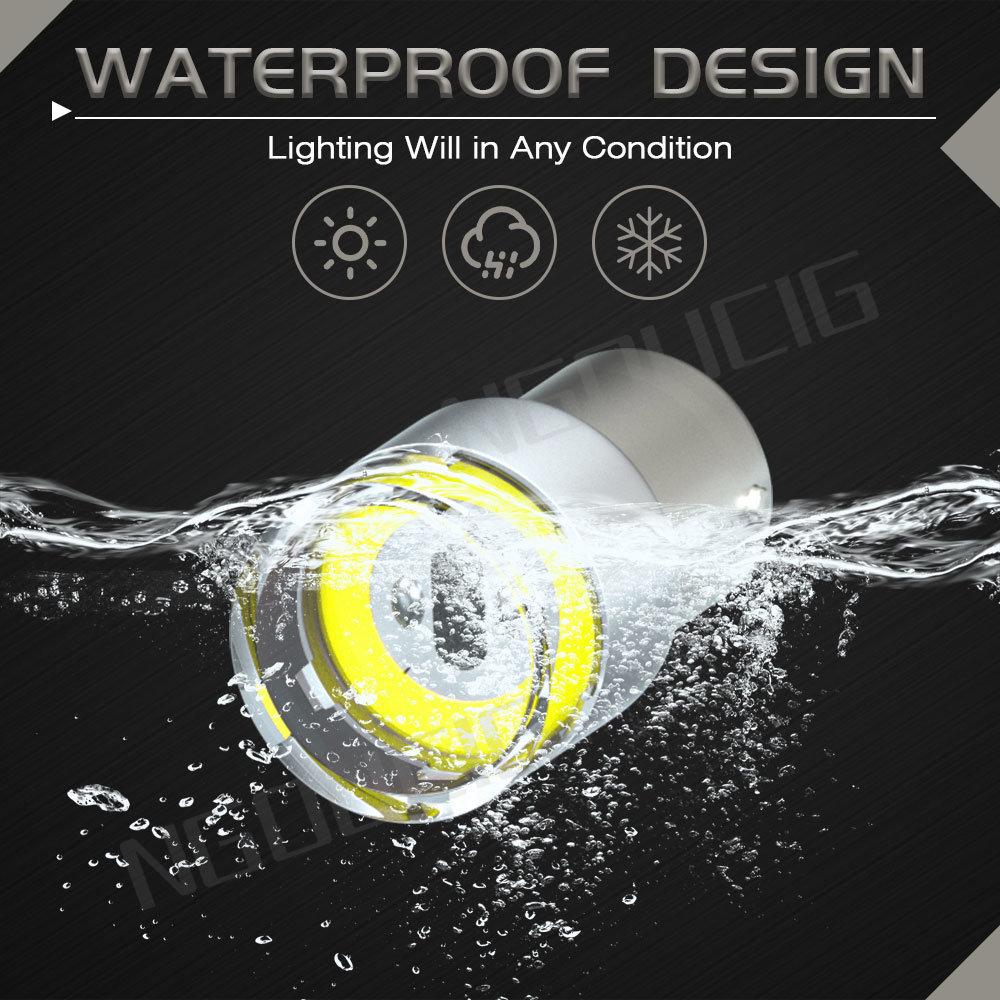 NGOUCIG 12V 24V R5W Led Bulb P21W 1156 Lamp 1157 BA15S P21/5W BAY15D Strobe Flash Flashing Brake Reverse Car Parking Light Truck License Plate Lights