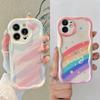 Case for Xiaomi Redmi Note 13 5G 12 4G 8 11 10 13 Pro Plus 12S 11S Redmi 12 13C 12C 9C 10C 9A 9 A1 A2 A3 Rainbow 3D Wavy Cover