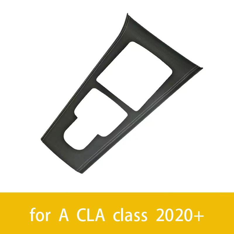 Panou de bord central stil piele, capac, panou de ornamente, cadru pentru Mercedes Benz Clasa A B CLA GLA GLB W177 W247 C118 X247 H247