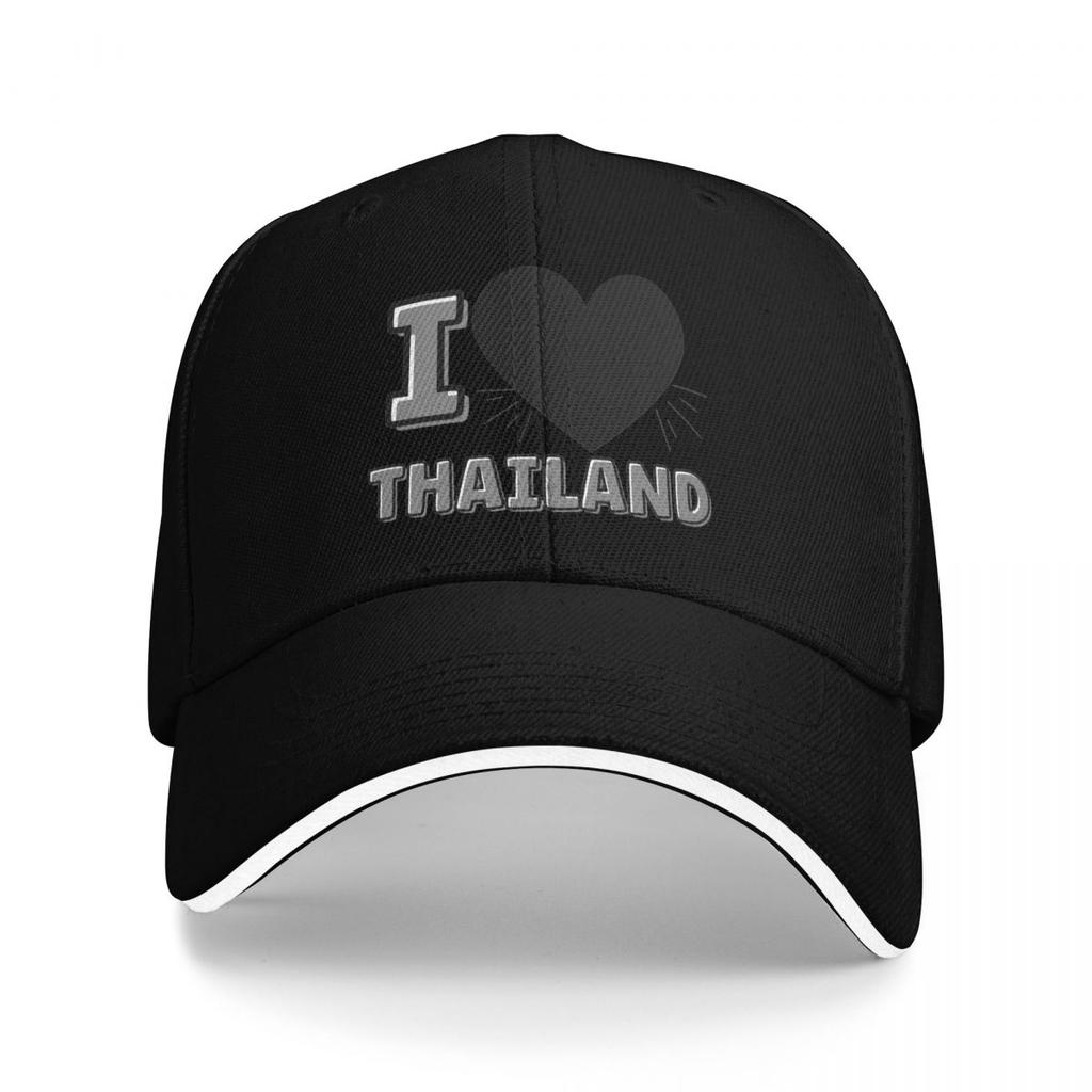 I Love Thailand Baseball Caps Snapback Baseball Hats Breathable Casual Casquette Outdoor Unisex